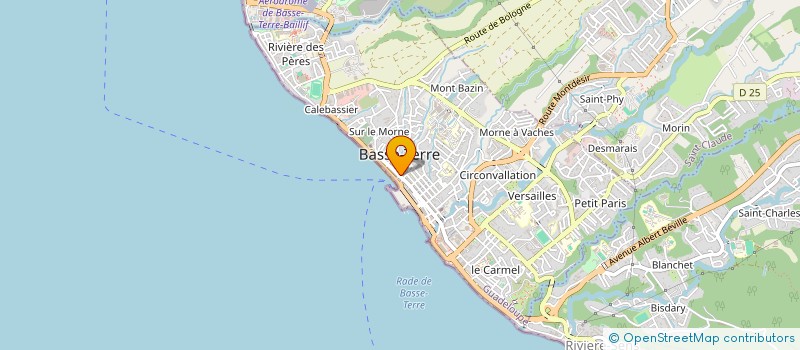 localisation de l'entreprise MONSIEUR FRAIDY DELOUMEAUX  BASSE-TERRE