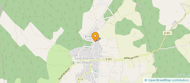 localisation de l'entreprise MONSIEUR FRANAOIS DELPOUX à SAINT-ETIENNE-LES-ORGUES