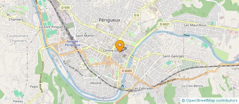 localisation de l'entreprise MONSIEUR FRANC AUBLANC  PERIGUEUX