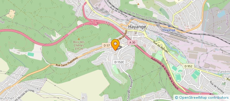 localisation de l'entreprise MONSIEUR FRANC BARMASHI  HAYANGE