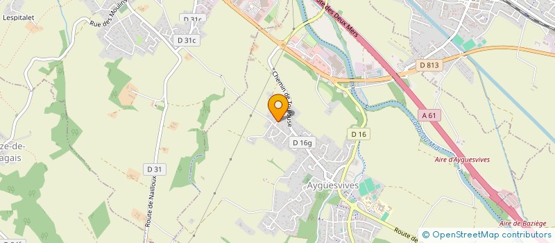 localisation de l'entreprise MONSIEUR FRANC MOGNO  AYGUESVIVES