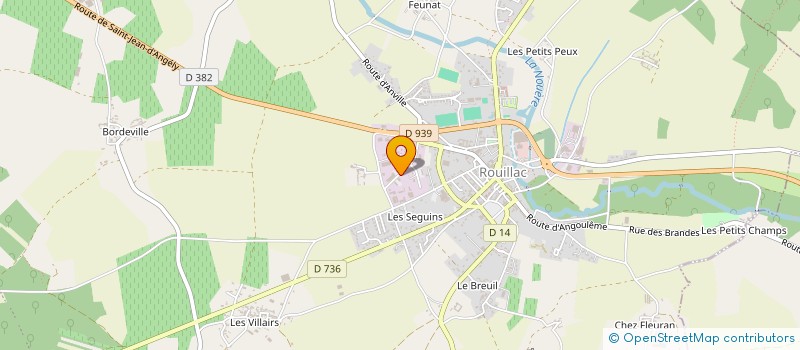 localisation de l'entreprise MONSIEUR FRANC PINAUD à GENAC-BIGNAC