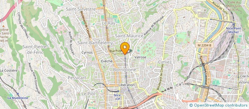 localisation de l'entreprise MONSIEUR FRANC STEFANI à NICE