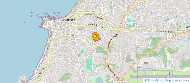 localisation de l'entreprise MONSIEUR FRANC VEGA à BIARRITZ