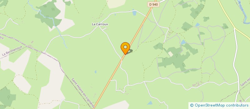 localisation de l'entreprise MONSIEUR FRANCE AUDOUX  SAINT-HILAIRE-EN-LIGNIERES