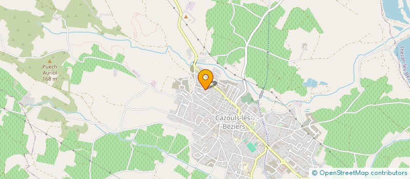 localisation de l'entreprise MONSIEUR FRANCE LEROY  CAZOULS-LES-BEZIERS