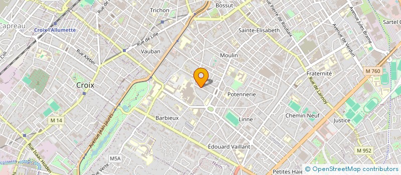 localisation de l'entreprise MONSIEUR FRANCEDI BABASSANA MBADINGA  ROUBAIX