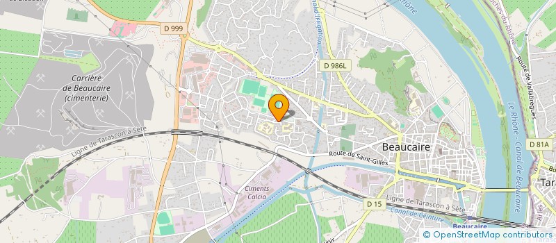 localisation de l'entreprise MONSIEUR FRANCELI ALONZO  BEAUCAIRE