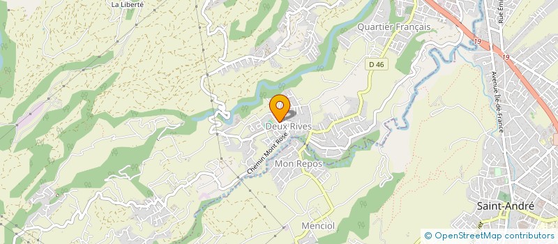 localisation de l'entreprise MONSIEUR FRANCELIN BUDEL  SAINTE-SUZANNE