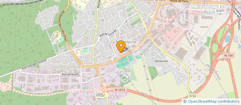 localisation de l'entreprise MONSIEUR FRANCELIN MBEGA OBAME à EVREUX