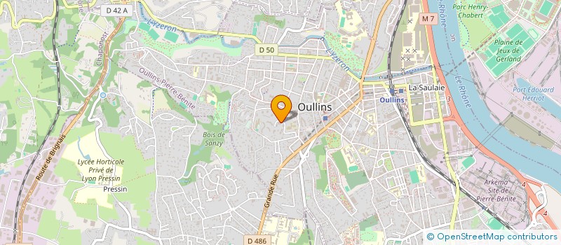 localisation de l'entreprise MONSIEUR FRANCESCO ABAWI  OULLINS-PIERRE-BENITE