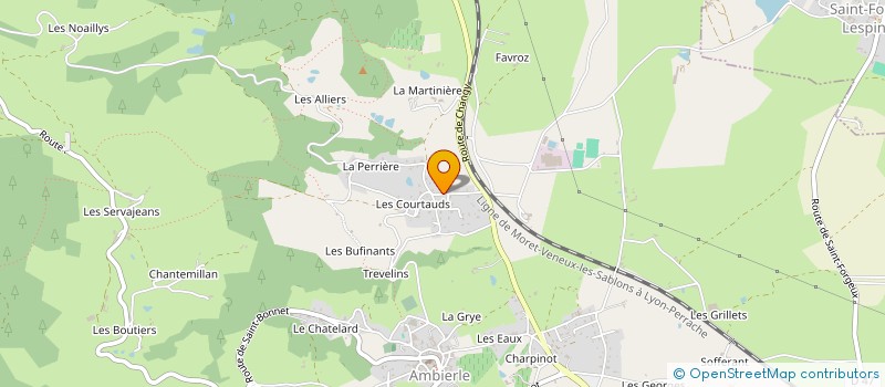 localisation de l'entreprise MONSIEUR FRANCESCO ALU à LAPALISSE