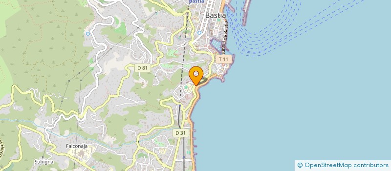 localisation de l'entreprise MONSIEUR FRANCESCO BALDARI à BASTIA