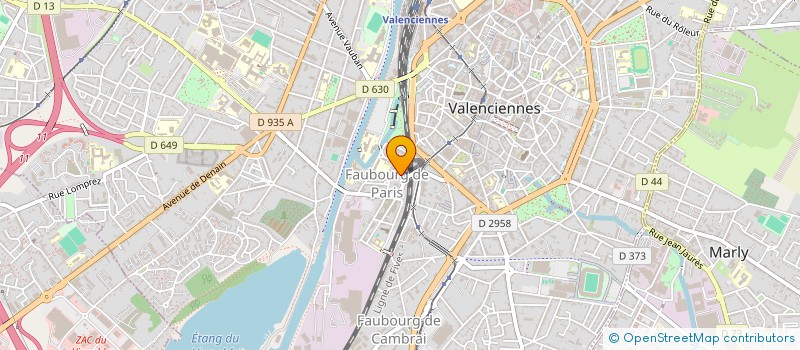 localisation de l'entreprise MONSIEUR FRANCESCO BENNATI  VALENCIENNES