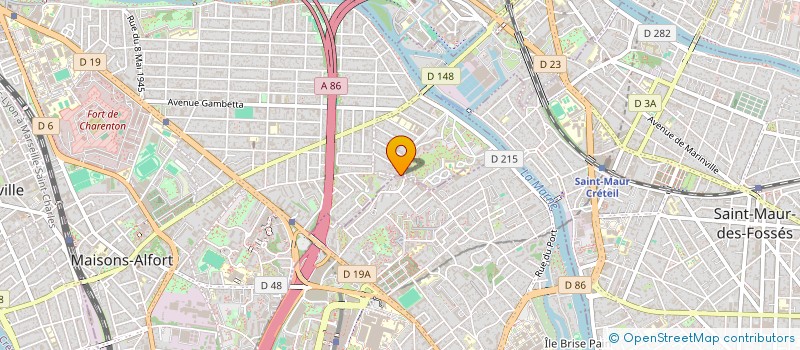 localisation de l'entreprise MONSIEUR FRANCESCO BIANCHI  MAISONS-ALFORT