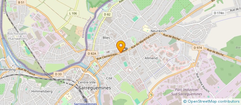 localisation de l'entreprise MONSIEUR FRANCESCO CARCHIDI à SARREGUEMINES