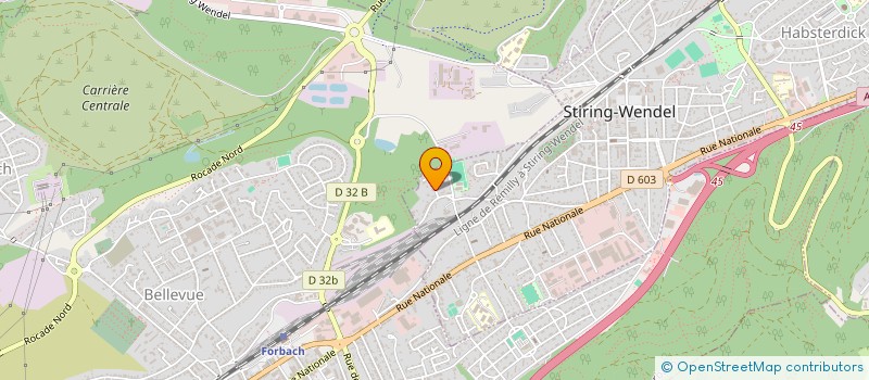 localisation de l'entreprise MONSIEUR FRANCESCO CERAULO  STIRING-WENDEL