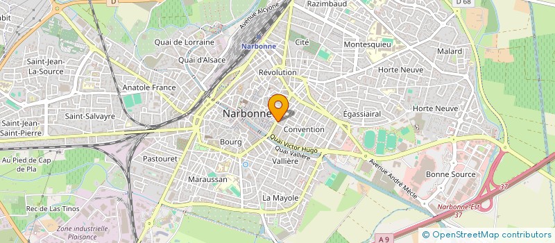 localisation de l'entreprise MONSIEUR FRANCESCO CRIPPA  NARBONNE