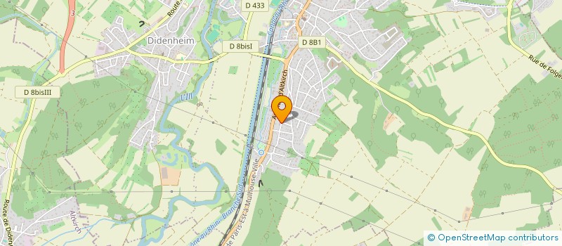 localisation de l'entreprise MONSIEUR FRANCESCO CUCCHIARA  BRUNSTATT-DIDENHEIM