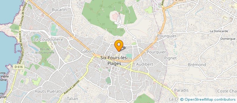 localisation de l'entreprise MONSIEUR FRANCESCO D ANTONIO à SIX-FOURS-LES-PLAGES
