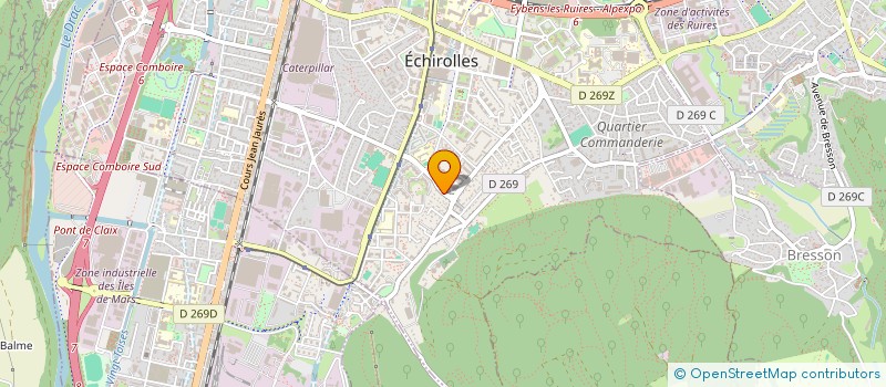 localisation de l'entreprise MONSIEUR FRANCESCO ESPOSITO  ECHIROLLES