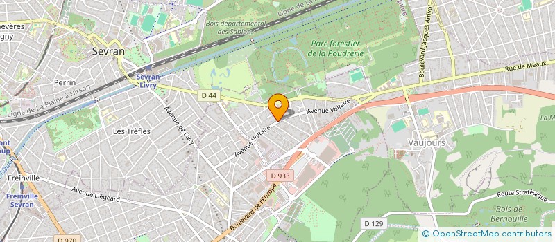 localisation de l'entreprise MONSIEUR FRANCESCO FERRERO à LIVRY-GARGAN