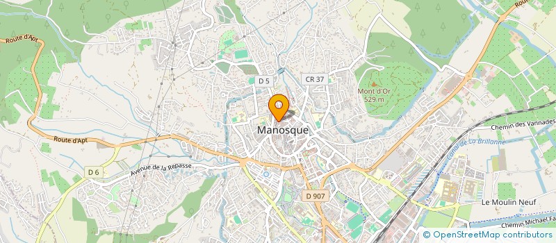 localisation de l'entreprise MONSIEUR FRANCESCO FLUMINI  MANOSQUE