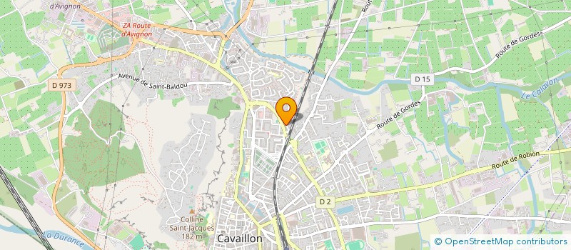 localisation de l'entreprise MONSIEUR FRANCESCO FORCADET  CAVAILLON