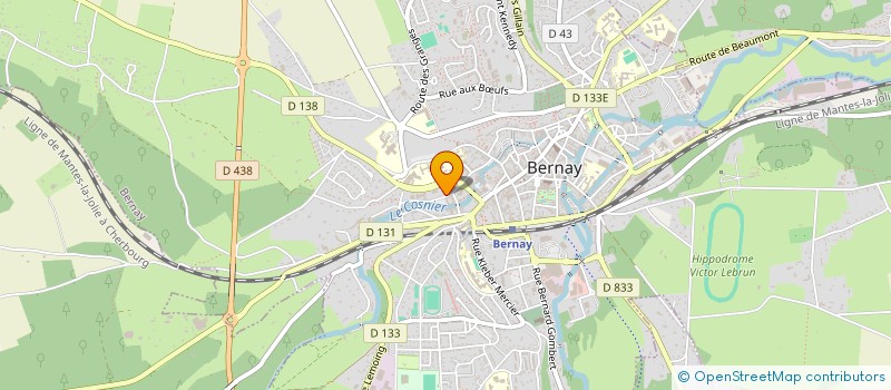 localisation de l'entreprise MONSIEUR FRANCESCO GAGLIARDI à BERNAY