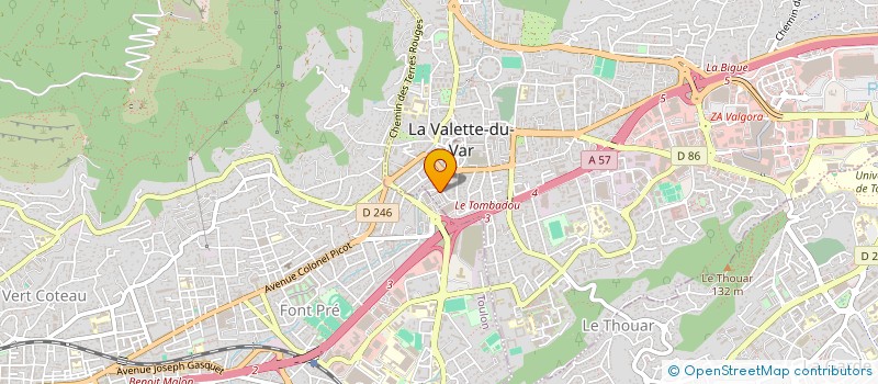 localisation de l'entreprise MONSIEUR FRANCESCO GERVASIO à LA VALETTE-DU-VAR