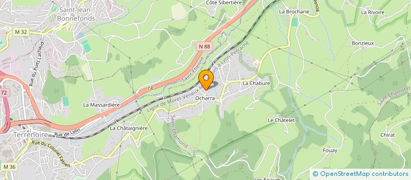 localisation de l'entreprise MONSIEUR FRANCESCO GIORGIANNI à SAINT-CHAMOND