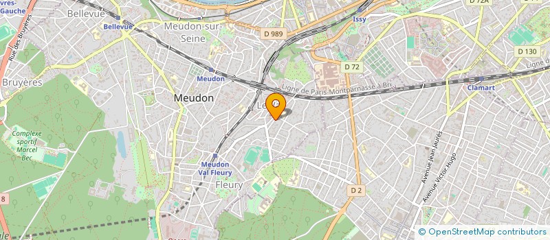 localisation de l'entreprise MONSIEUR FRANCESCO GRANIERI  MEUDON