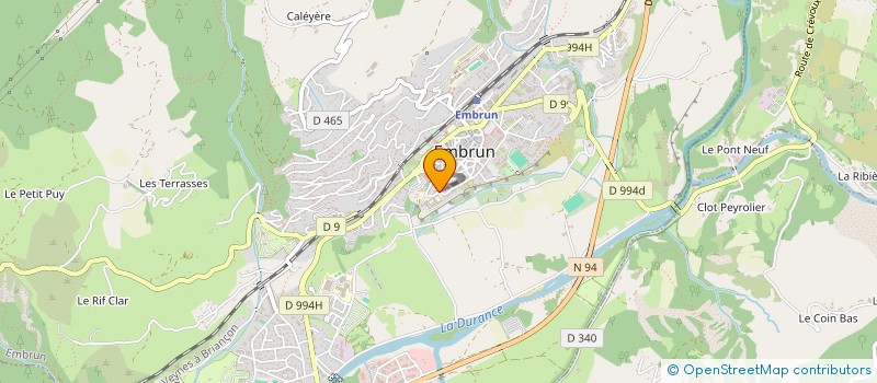 localisation de l'entreprise MONSIEUR FRANCESCO GRAZIOSI à EMBRUN
