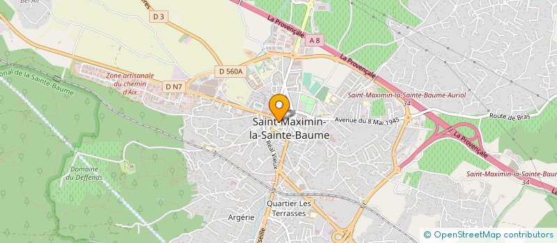 localisation de l'entreprise MONSIEUR FRANCESCO GRIMALDI à SAINT-MAXIMIN-LA-SAINTE-BAUME