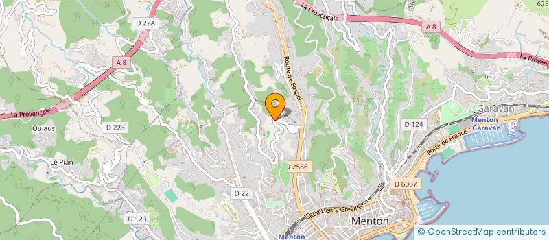 localisation de l'entreprise MONSIEUR FRANCESCO GUZZETTA  MENTON