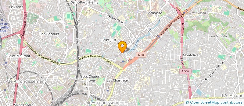 localisation de l'entreprise MONSIEUR FRANCESCO LA TONA à MARSEILLE