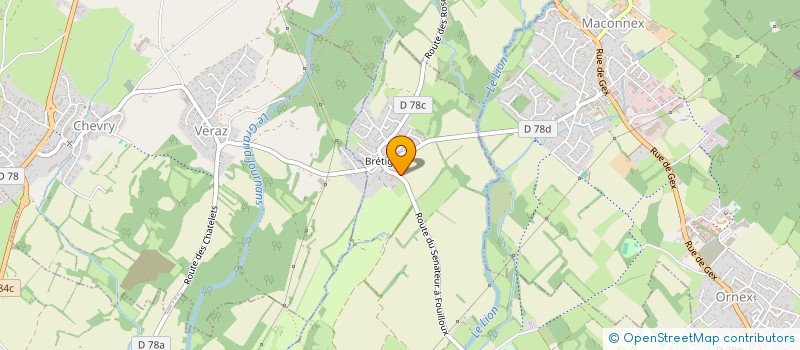 localisation de l'entreprise MONSIEUR FRANCESCO LIPARI  PREVESSIN-MOENS