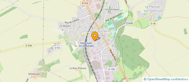 localisation de l'entreprise MONSIEUR FRANCESCO LOMBARDO  SAINT-JUST-EN-CHAUSSEE