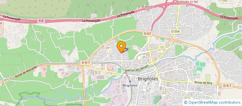 localisation de l'entreprise MONSIEUR FRANCESCO LOPRETI à BRIGNOLES