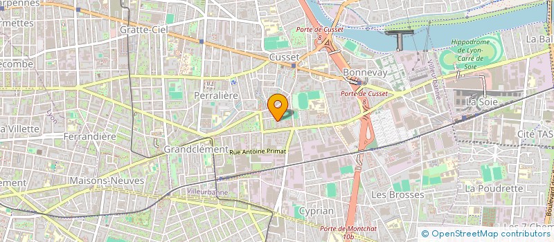 localisation de l'entreprise MONSIEUR FRANCESCO MAZZIERI  VILLEURBANNE