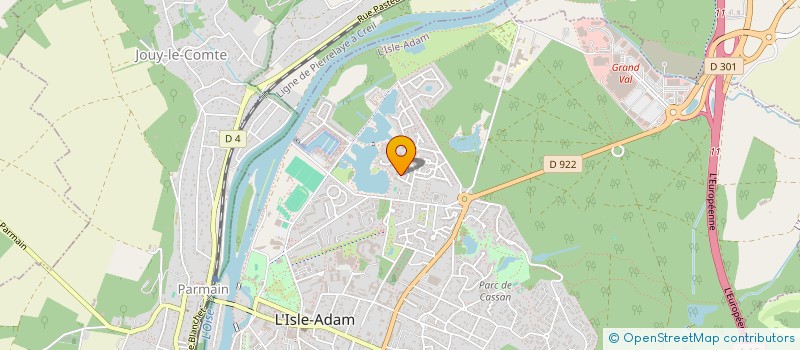 localisation de l'entreprise MONSIEUR FRANCESCO MENOZZI  L'ISLE ADAM