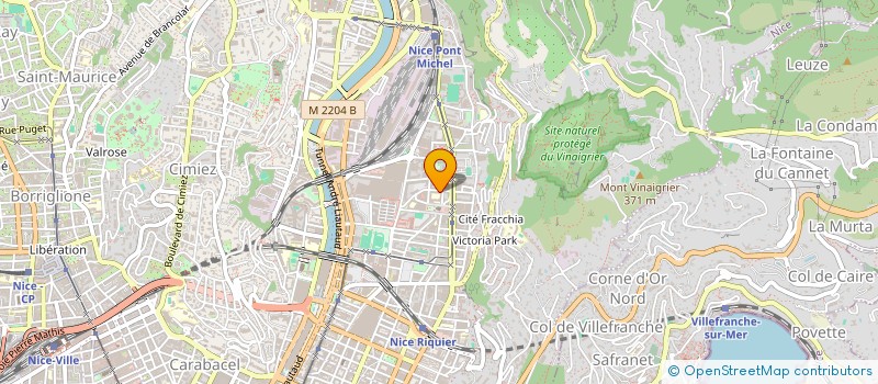 localisation de l'entreprise MONSIEUR FRANCESCO MINIERI à NICE