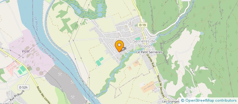 localisation de l'entreprise MONSIEUR FRANCESCO MONTELEONE à SERRIERES-DE-BRIORD