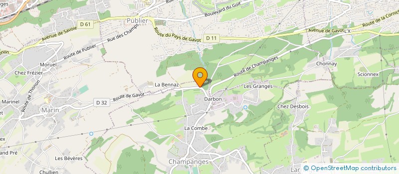 localisation de l'entreprise MONSIEUR FRANCESCO NOBILE  CHAMPANGES