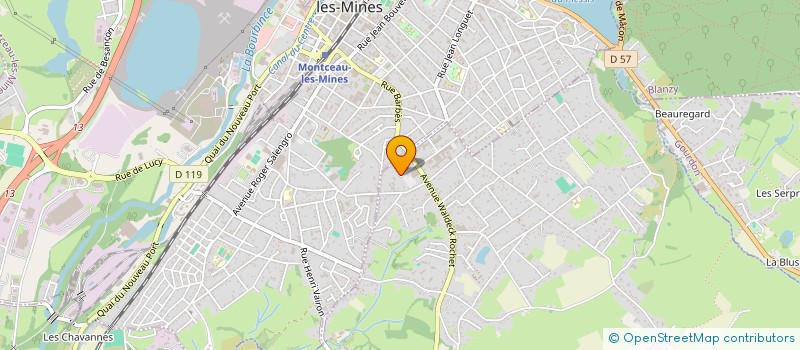 localisation de l'entreprise MONSIEUR FRANCESCO PAGLIARO  SAINT-VALLIER