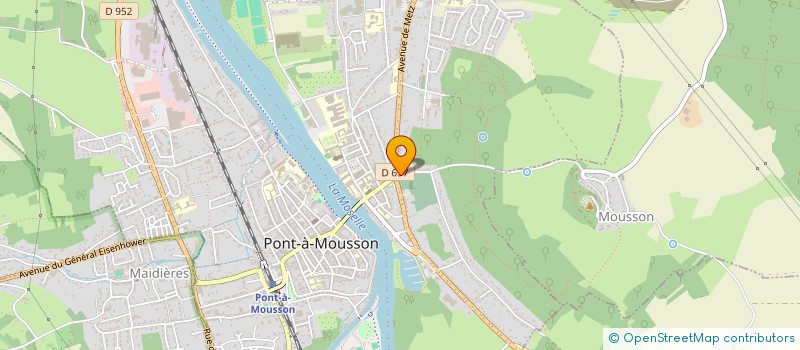 localisation de l'entreprise MONSIEUR FRANCESCO PALUMBO  PONT-A-MOUSSON