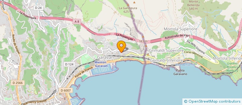 localisation de l'entreprise MONSIEUR FRANCESCO POLIDORO à MENTON