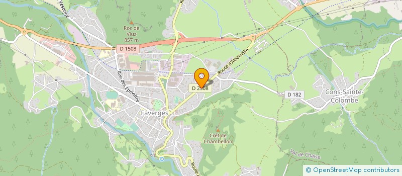 localisation de l'entreprise MONSIEUR FRANCESCO RIBEIRO HENRIQUES  FAVERGES-SEYTHENEX