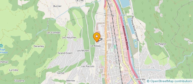 localisation de l'entreprise MONSIEUR FRANCESCO RICCI  SALLANCHES