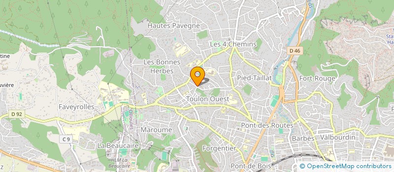 localisation de l'entreprise MONSIEUR FRANCESCO RIZZO  TOULON